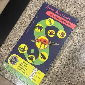 NEW Spin Matcher Amphibians and Reptiles - 4 games in 1
